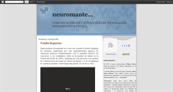 Desktop Screenshot of comunicacioneducativa-neuromante.blogspot.com