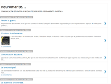 Tablet Screenshot of comunicacioneducativa-neuromante.blogspot.com
