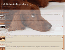 Tablet Screenshot of irish-setter-in-regensburg.blogspot.com