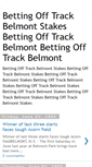 Mobile Screenshot of bettingofftrackbettingonline.blogspot.com