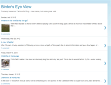 Tablet Screenshot of earthbird.blogspot.com