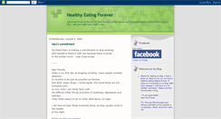 Desktop Screenshot of healthyeatingforever.blogspot.com