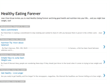 Tablet Screenshot of healthyeatingforever.blogspot.com