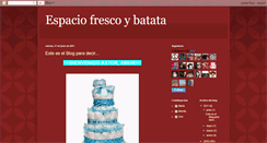 Desktop Screenshot of espaciofrescoybatata.blogspot.com