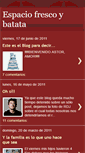 Mobile Screenshot of espaciofrescoybatata.blogspot.com