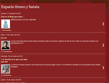 Tablet Screenshot of espaciofrescoybatata.blogspot.com