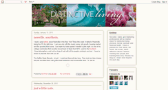 Desktop Screenshot of distinctiveliving.blogspot.com