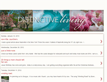 Tablet Screenshot of distinctiveliving.blogspot.com