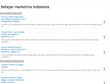 Tablet Screenshot of belajar-marketivaindonesia.blogspot.com