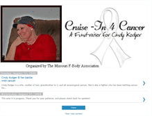 Tablet Screenshot of cruisein4cancer.blogspot.com