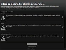 Tablet Screenshot of gitara-za-poetnike-akordi-preporuke.blogspot.com