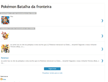Tablet Screenshot of pokmonbatalhadafronteira.blogspot.com