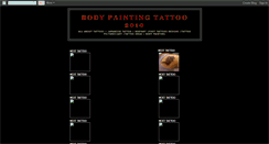 Desktop Screenshot of body-paintingtattoos.blogspot.com
