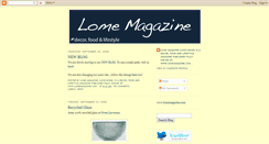 Desktop Screenshot of lomemagazine.blogspot.com