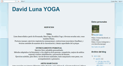 Desktop Screenshot of davidlunayoga.blogspot.com