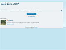 Tablet Screenshot of davidlunayoga.blogspot.com