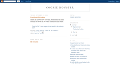 Desktop Screenshot of cookiescookiesmonstertreat.blogspot.com