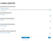 Tablet Screenshot of cookiescookiesmonstertreat.blogspot.com