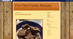 Desktop Screenshot of funfinefood.blogspot.com