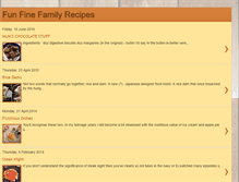 Tablet Screenshot of funfinefood.blogspot.com