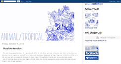 Desktop Screenshot of animaltropicalband.blogspot.com