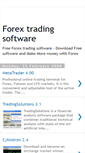 Mobile Screenshot of myforextradingsoftware.blogspot.com