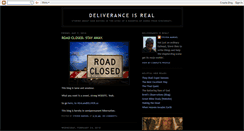 Desktop Screenshot of deliveranceisreal.blogspot.com