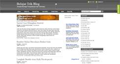 Desktop Screenshot of belajartrikblog.blogspot.com