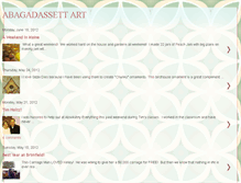 Tablet Screenshot of abagadassettart.blogspot.com