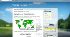 Desktop Screenshot of change-our-world.blogspot.com