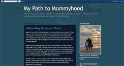 Desktop Screenshot of mypathtomommyhood.blogspot.com