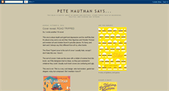 Desktop Screenshot of petehautman.blogspot.com