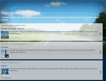 Tablet Screenshot of descobrindopaisagens.blogspot.com