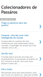 Mobile Screenshot of colecionadoresdepassaros.blogspot.com
