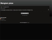 Tablet Screenshot of mangiarepizza.blogspot.com