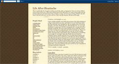 Desktop Screenshot of lifeafterheartache.blogspot.com