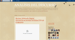 Desktop Screenshot of analisisdeldiscursouft.blogspot.com