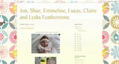 Desktop Screenshot of jonandshaefeatherstone.blogspot.com