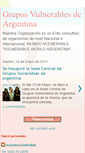 Mobile Screenshot of gruposvulnerablesdeargentina.blogspot.com