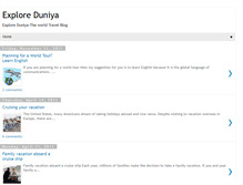 Tablet Screenshot of exploreduniya.blogspot.com