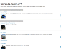 Tablet Screenshot of comandojovemmtv.blogspot.com