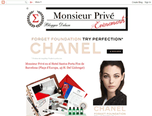 Tablet Screenshot of monsieur-prive-events.blogspot.com