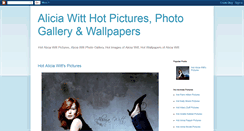 Desktop Screenshot of hotaliciawittpics.blogspot.com
