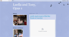 Desktop Screenshot of luellaandtony.blogspot.com