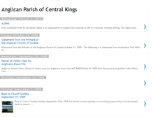 Tablet Screenshot of anglicanparishofcentralkings.blogspot.com