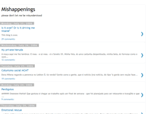 Tablet Screenshot of mishappenings.blogspot.com
