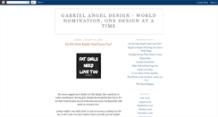 Desktop Screenshot of gabrielangeldesign.blogspot.com