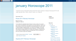 Desktop Screenshot of januaryhoroscope.blogspot.com