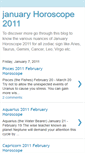Mobile Screenshot of januaryhoroscope.blogspot.com