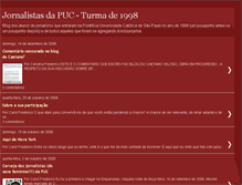 Tablet Screenshot of jornalistasdapuc.blogspot.com
